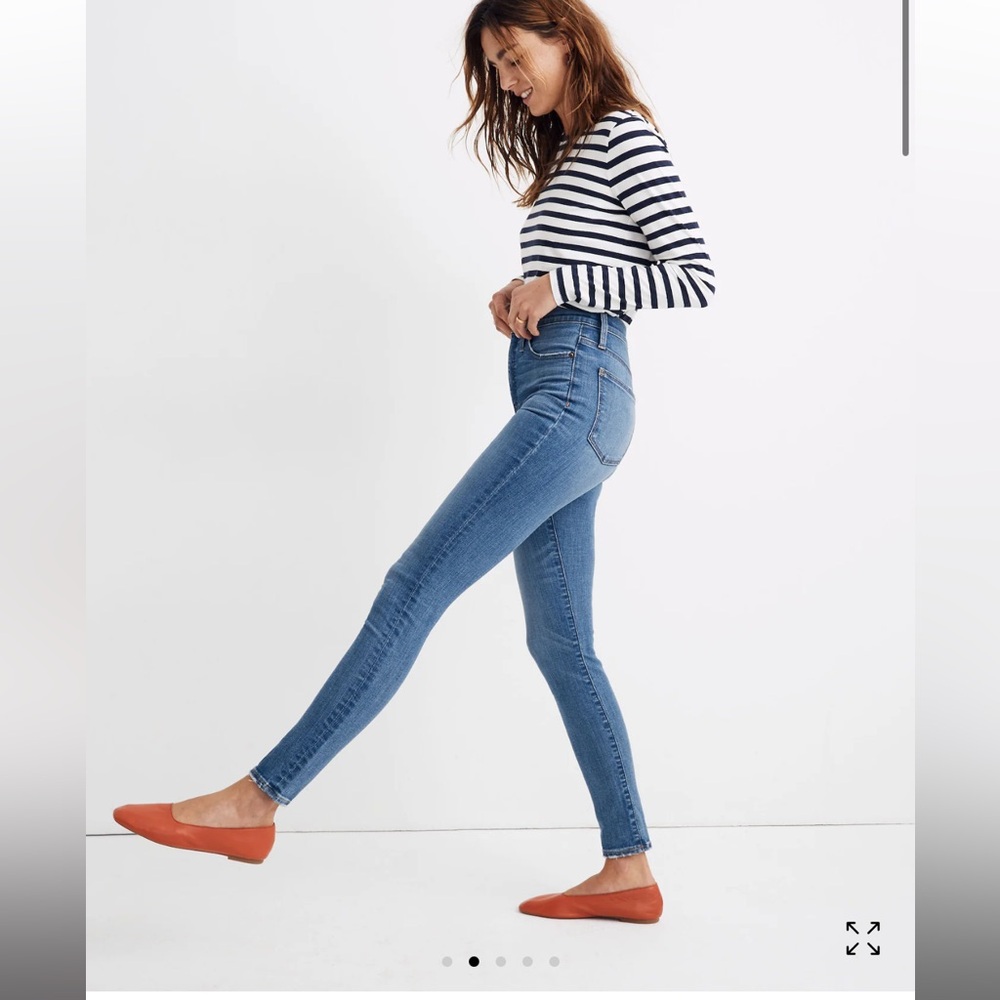 Madewell 11” high rise skinny jeans